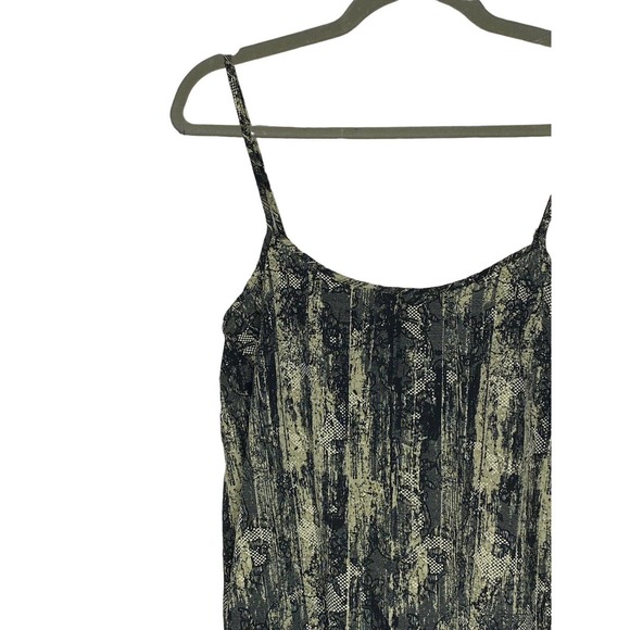NWT Urban Outfitters Womens Camille Dress Size Small Adjustable Straps Black Tan - Picture 7 of 14